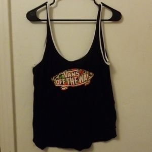 Van's flower tank top